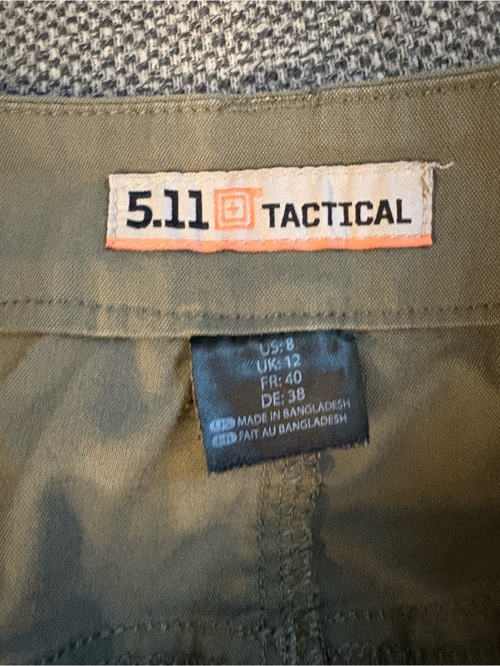 Women's Olive Teddy Jacket with Button Front - Picture 9 of 9